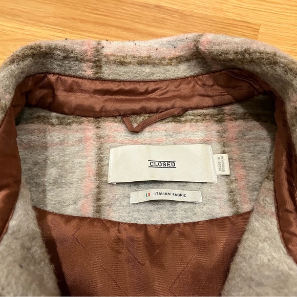 Closed Titania plaid shacket XS - Picture 3 of 5